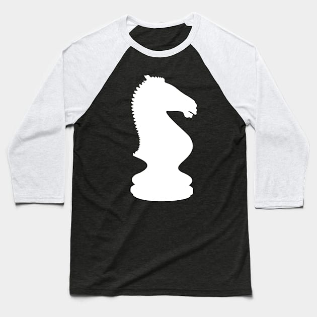 chess horse Baseball T-Shirt by ElectricPeacock